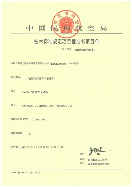 चीन Chengdu Guoguang Elecric Co.,Ltd प्रमाणपत्र